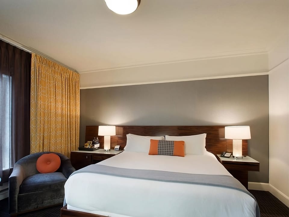 Bedroom. Interior and views may vary based on location and availability.
