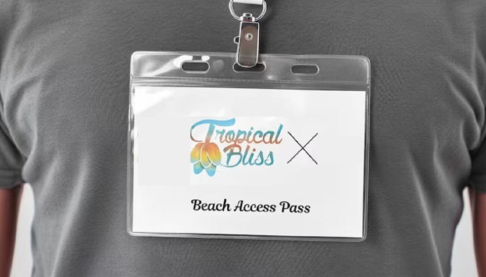 COMPLIMENTARY PASS TO TROPICAL BLISS BEACH CLUB LESS THAN 10 MINUTES AWAY(food, 