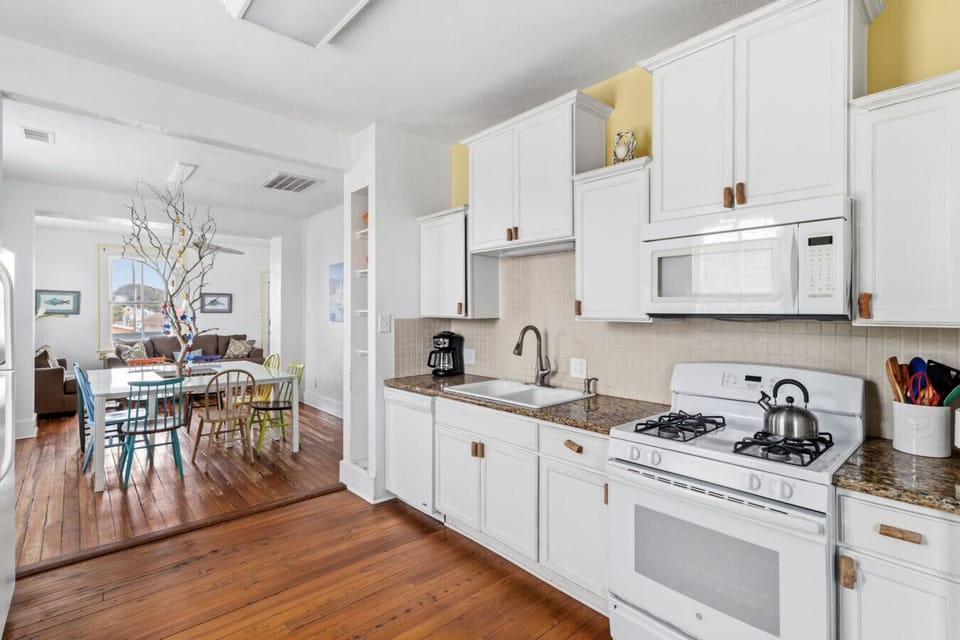 Whip up delicious meals in this charming kitchen