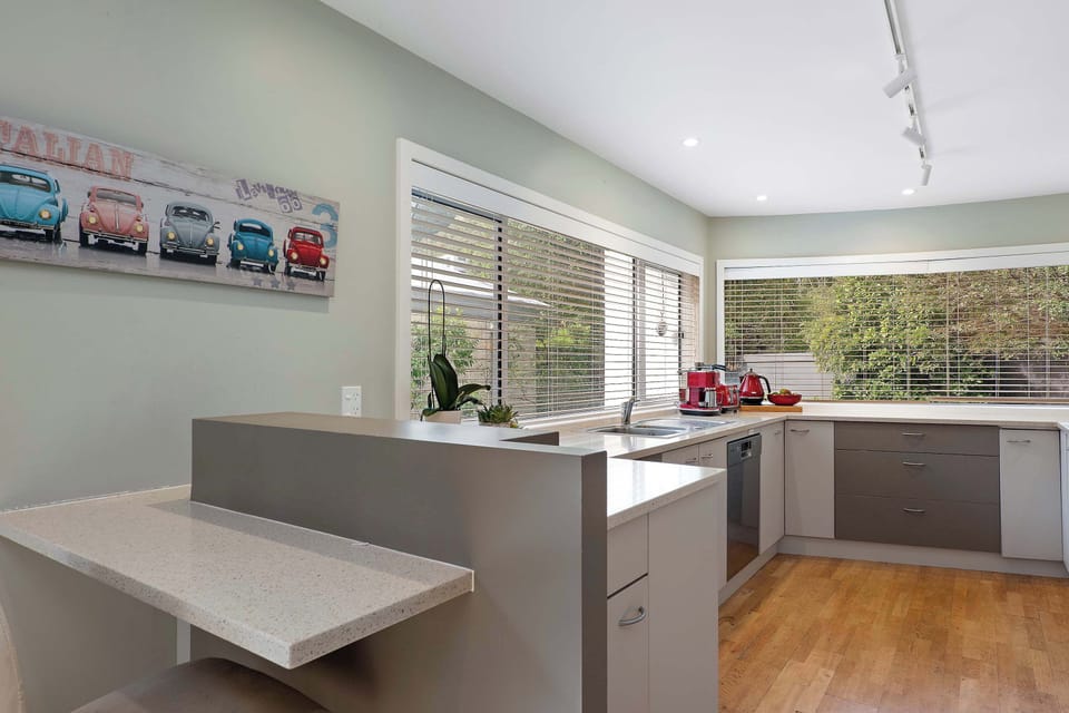 Open plan kitchen