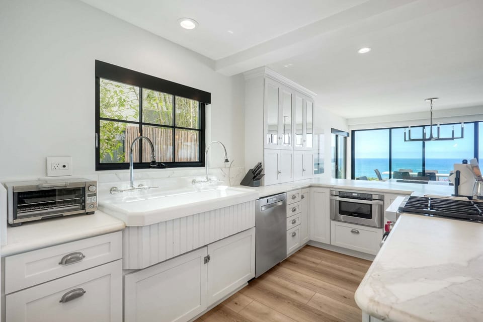 A chef's kitchen designed for gathering.
