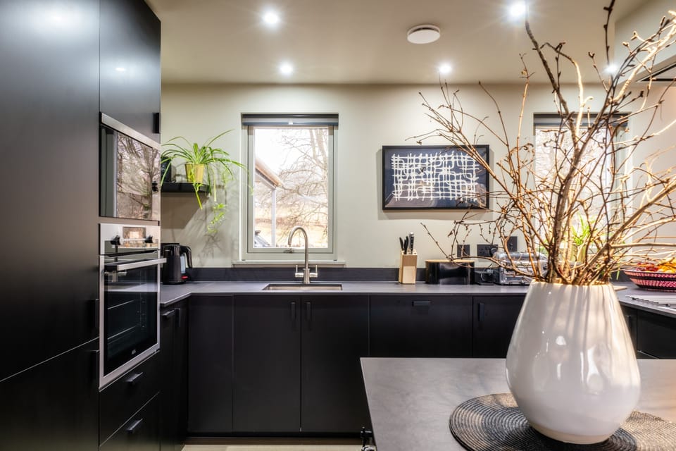The stunning kitchen