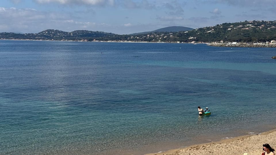 Plage à pied