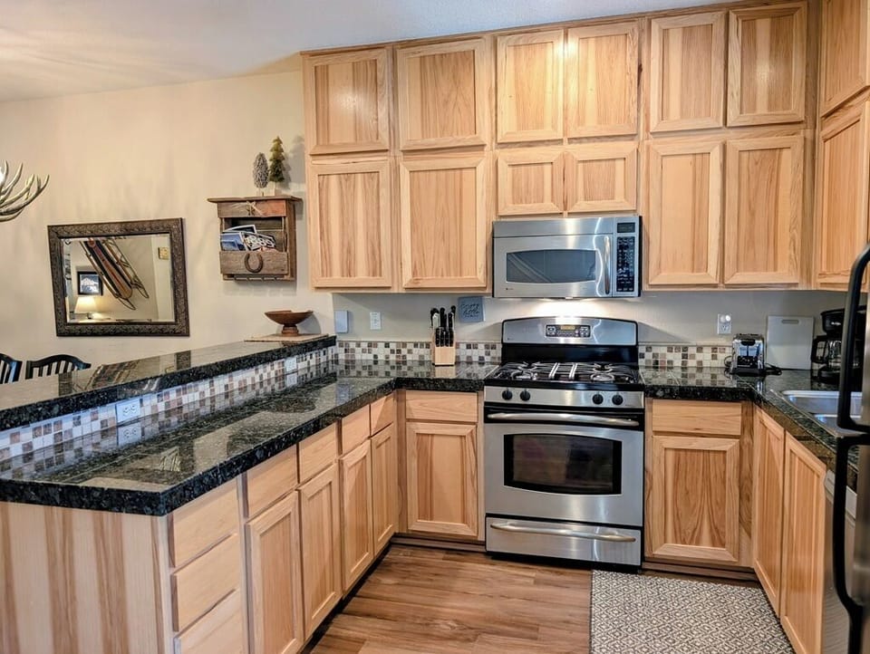 Plenty of counter space to prepare your meals