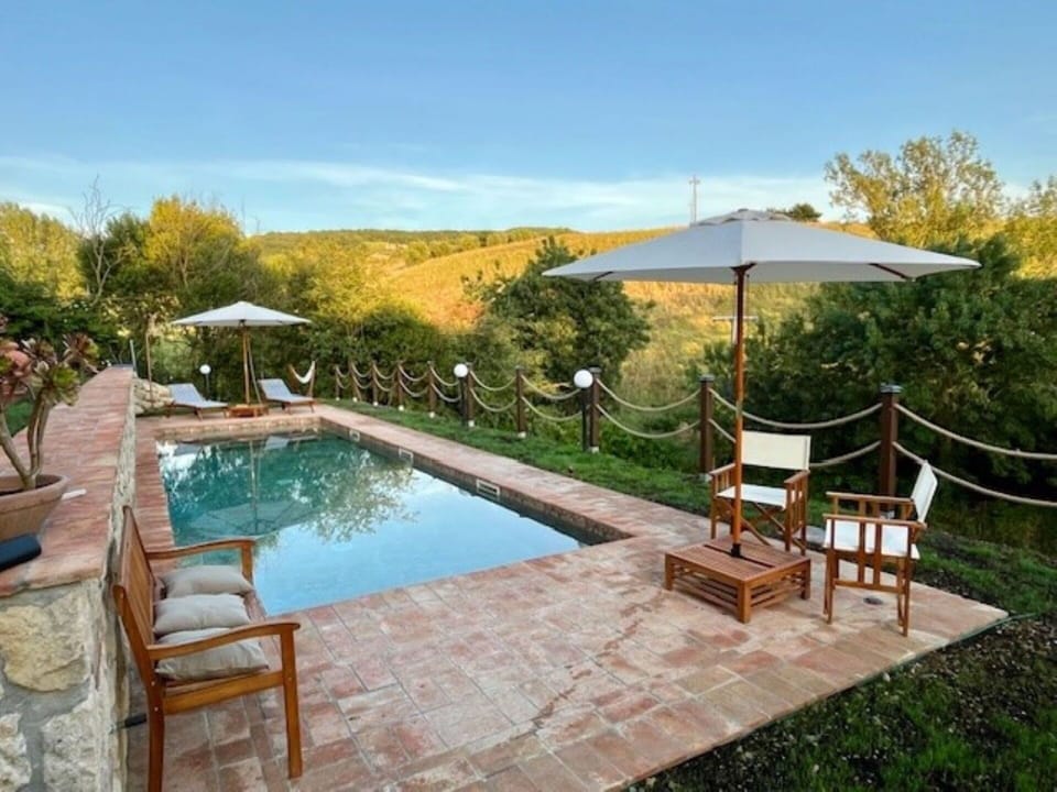 Swimming Pool, Furniture, Outdoor Furniture, Umbrella, Flowerpot, Flagstone, Resort, Chair, Leisure, Sunlounger