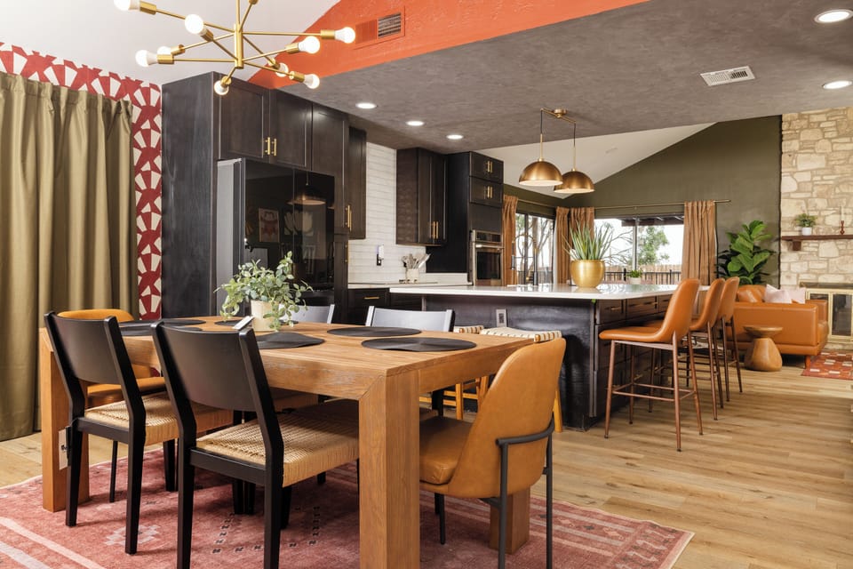 Open-concept kitchen and dining area — spacious layout keeps everyone connected from meals to morning coffee