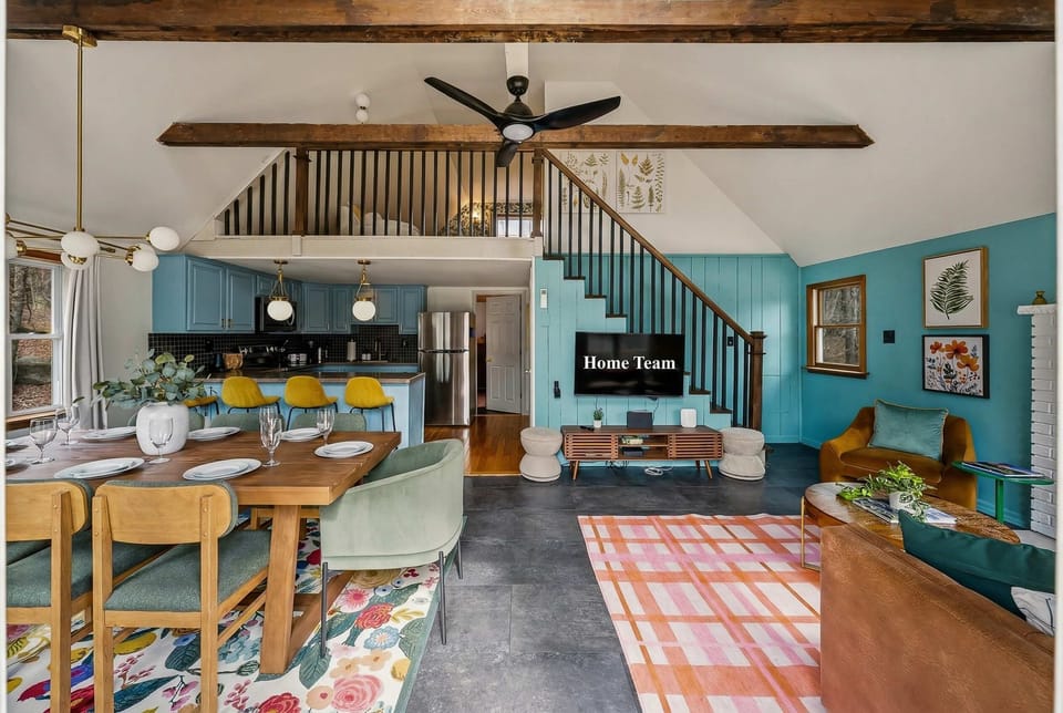 From cooking to chilling, this layout keeps everyone connected and comfy.