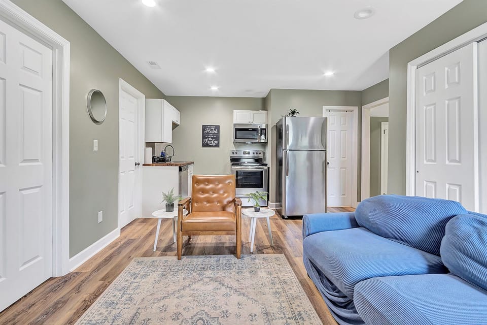 This living space feels open and inviting, giving your group room to spread out while still staying connected for movies, conversation, or downtime.