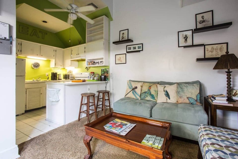Living room and kitchen 