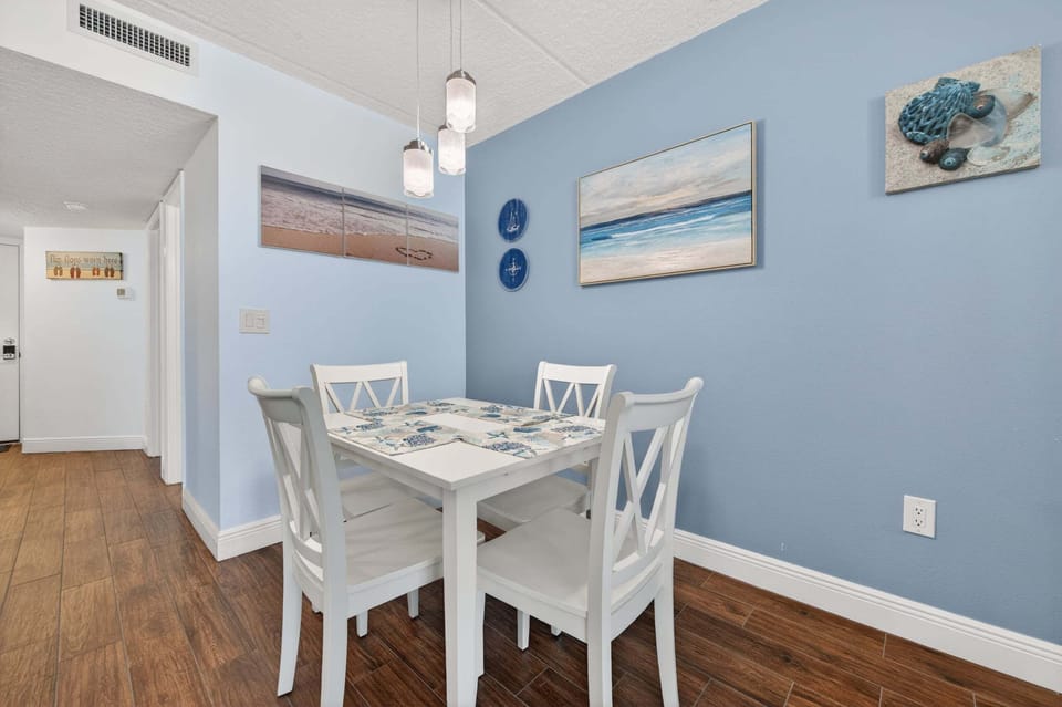 Dining table off the kitchen