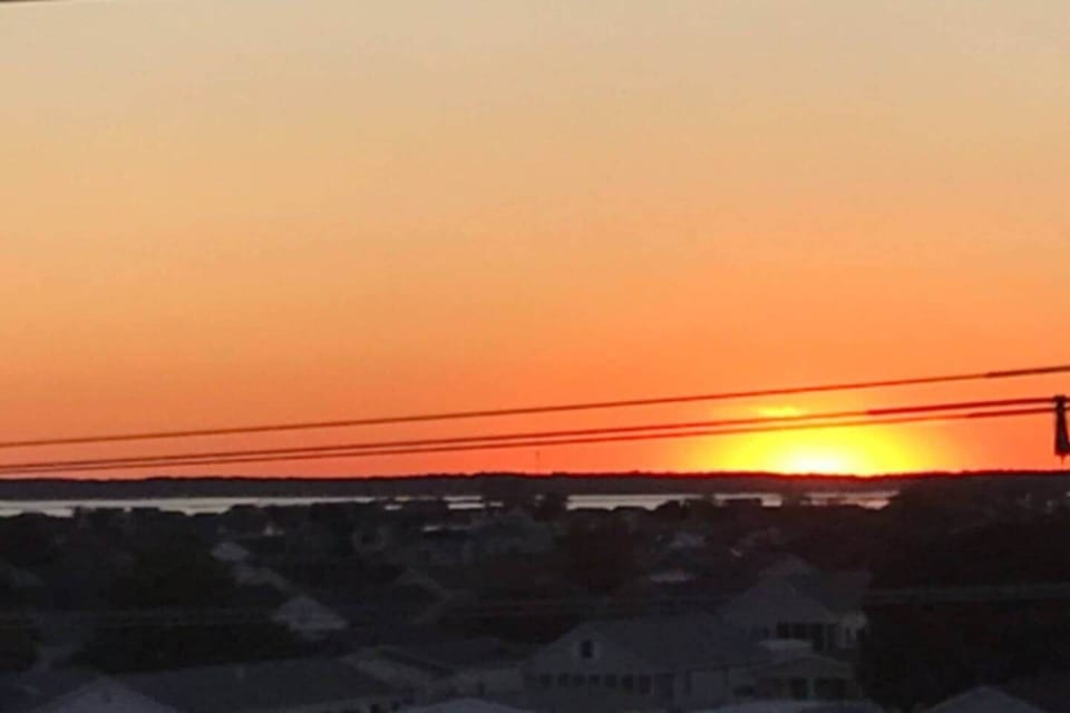 Sunset from balcony