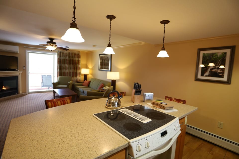 Open Kitchen and Living room area