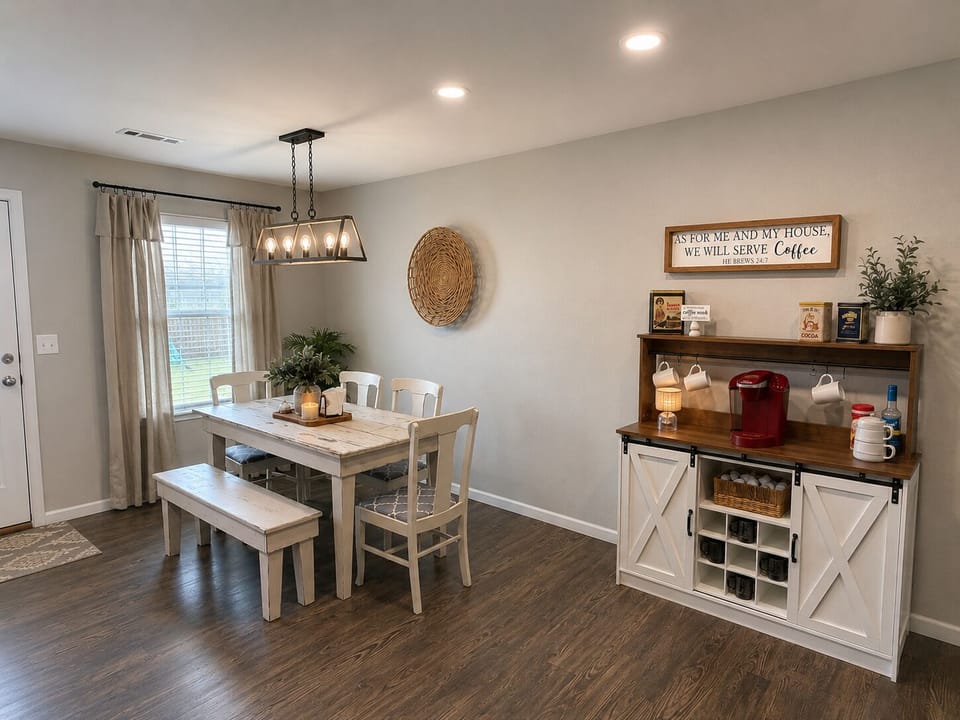 Dining room/coffee bar