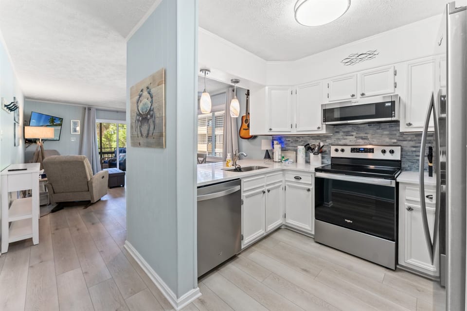 Well equipped and up to date kitchen, with everything you will need