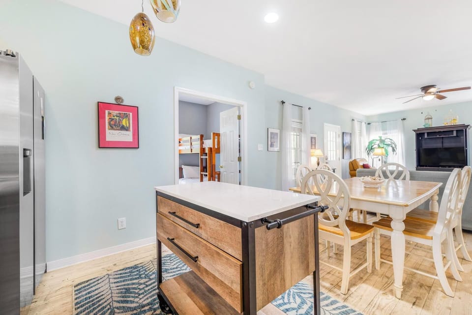 Kitchen and dining space