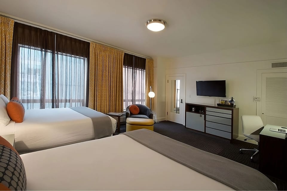 Bedroom. Interior and views may vary based on location and availability.