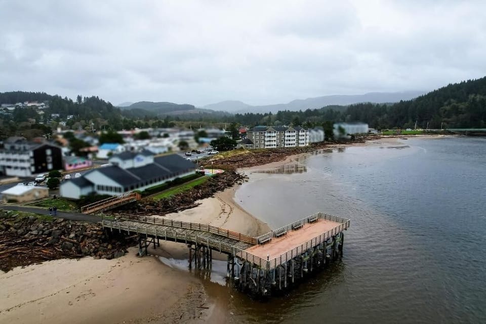 Soak in panoramic coastline views from the scenic pier.