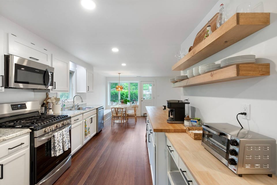 Fully stocked kitchen for all of your needs during your stay