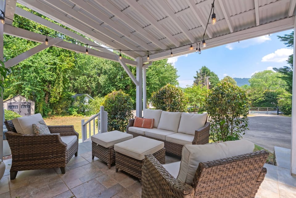 Our back deck- perfect for grilling out and hosting!
