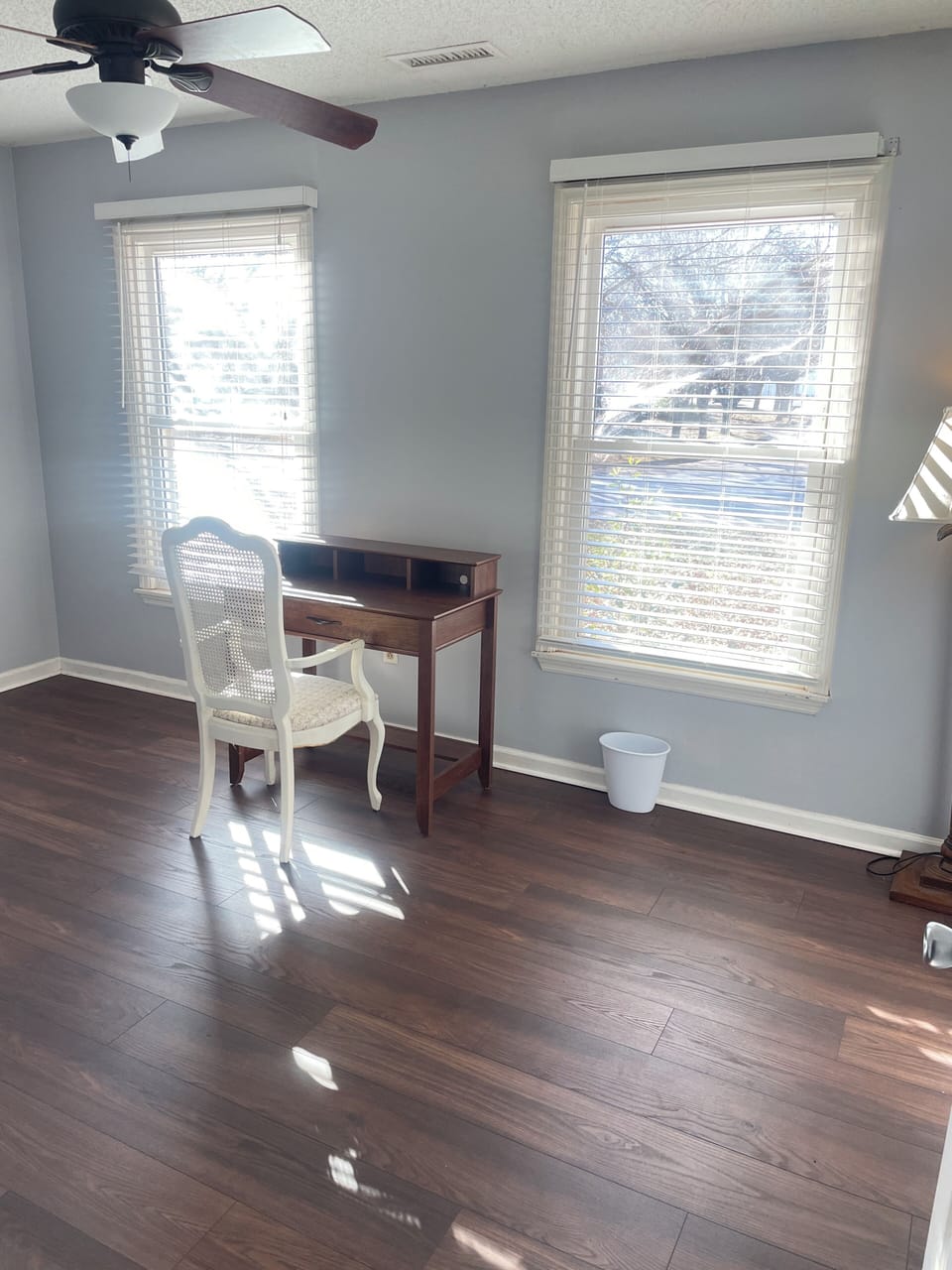 Working space with sofa bed