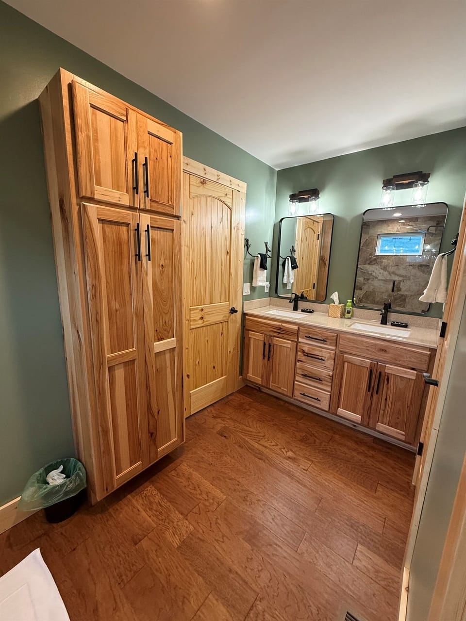 Primary Bathroom with two sinks.