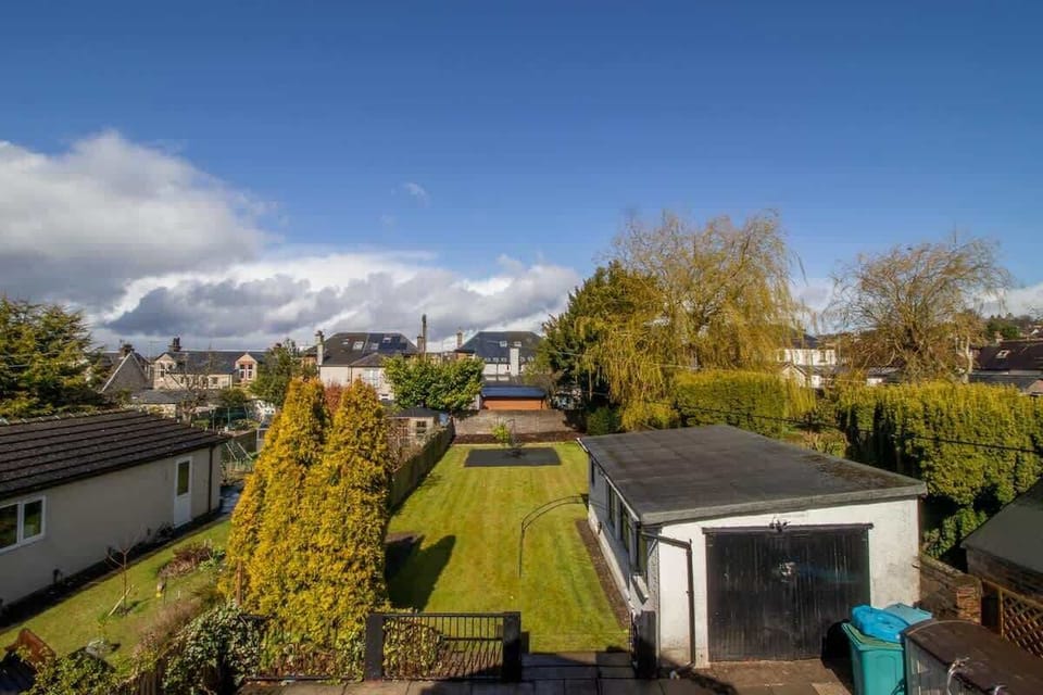 Large private back garden