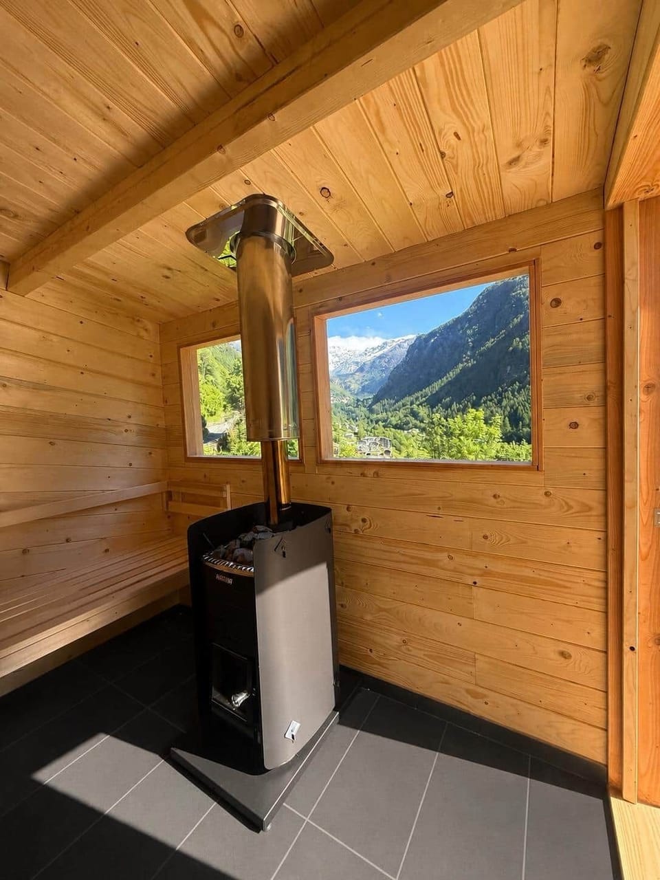 Panoramic sauna