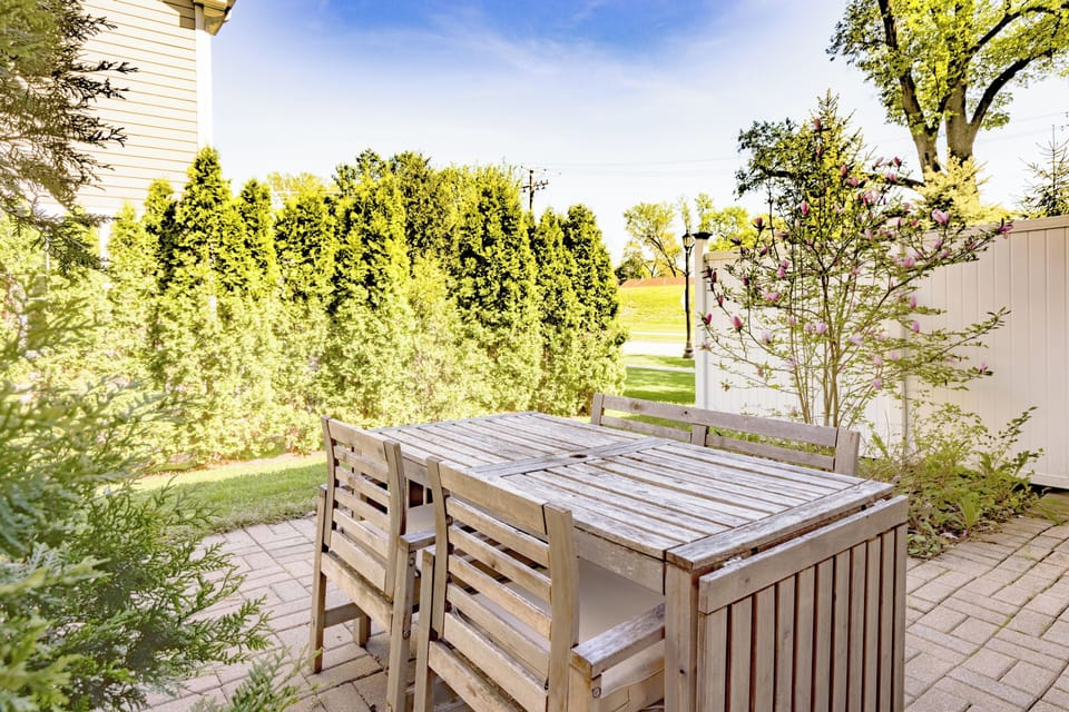 Private outdoor patio