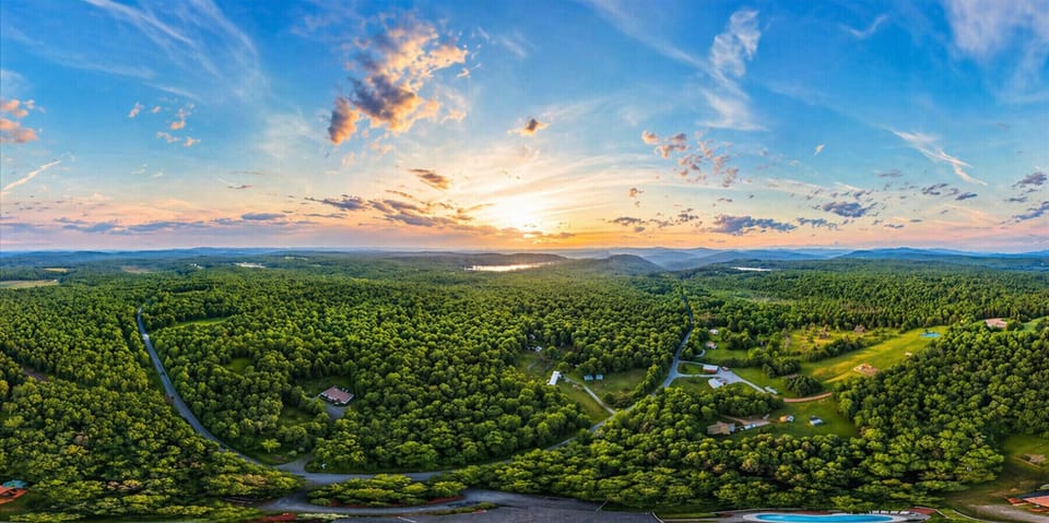 Breathtaking views 🌅🌿 Rolling hills, lush forests, and sunsets—perfect for relaxing, recharging, and soaking in nature’s beauty.