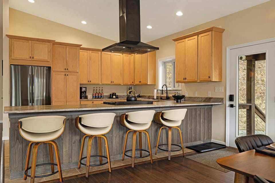 Kitchen is fully equipped & ready for simple breakfasts to gourmet meals.