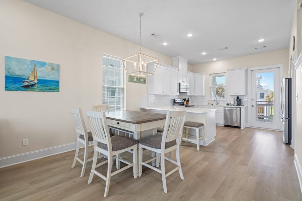Gather, dine, and make memories in this bright open space.