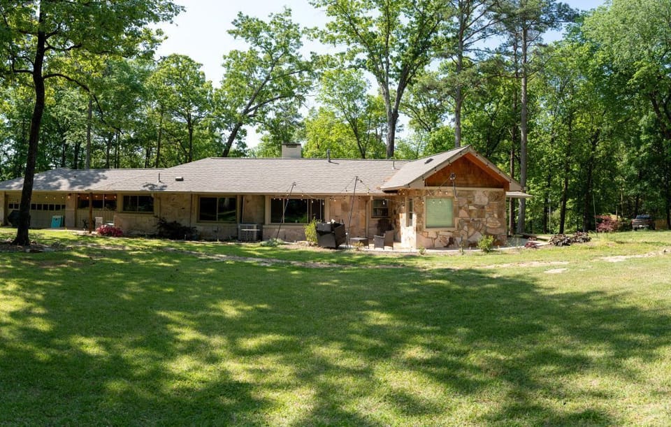 Large 2 acre back yard with plenty of room for games and fun