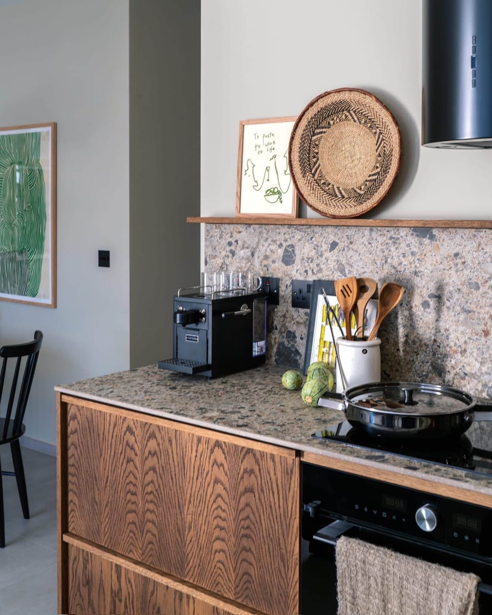 Start your mornings right — sleek finishes and a premium coffee setup for effortless living 
