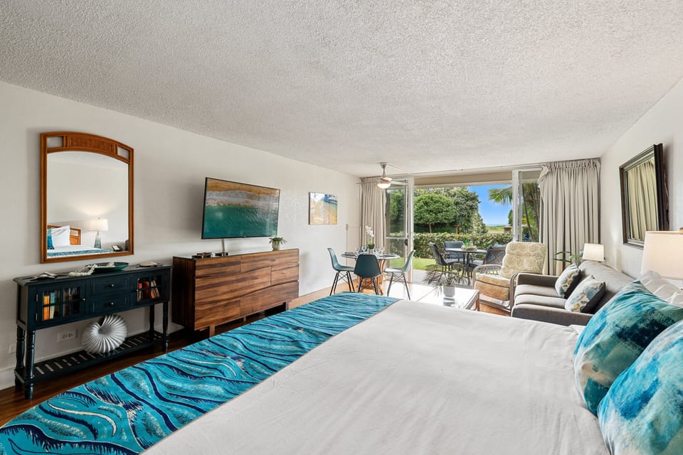 This inviting layout blends comfort and convenience with direct access to the garden lanai.