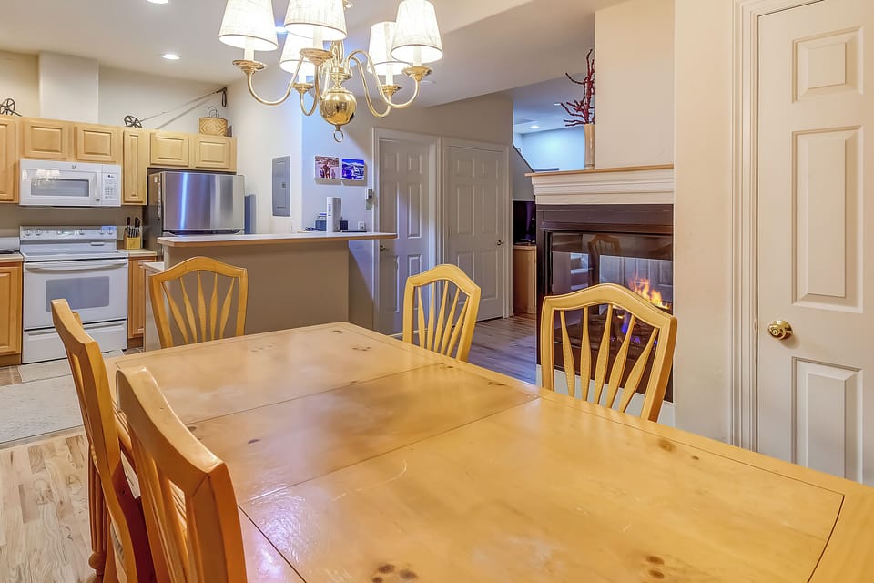 View from Dining Room to Kitchen