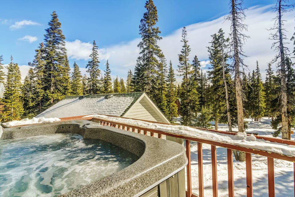 Hot Tub off the Top Floor Balcony