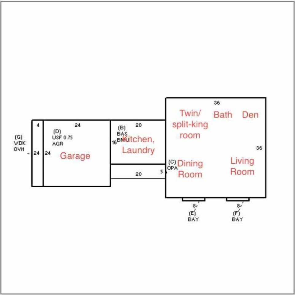 Main level layout