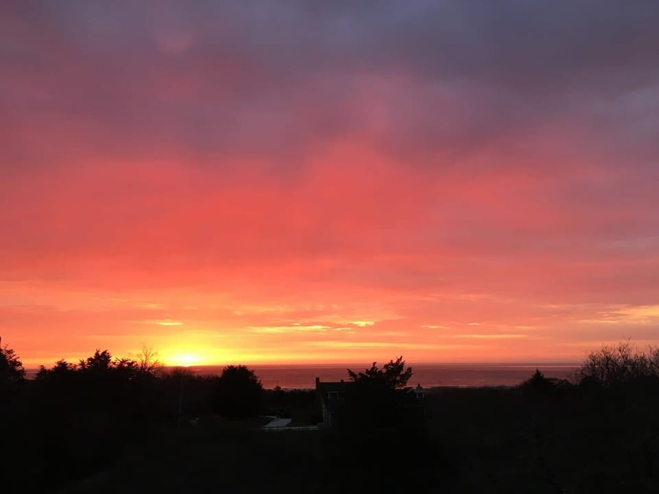 Sunrise view from upper deck
