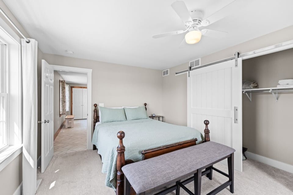 Master Bedroom [Main Floor]  -queen bed  -ensuite bathroom