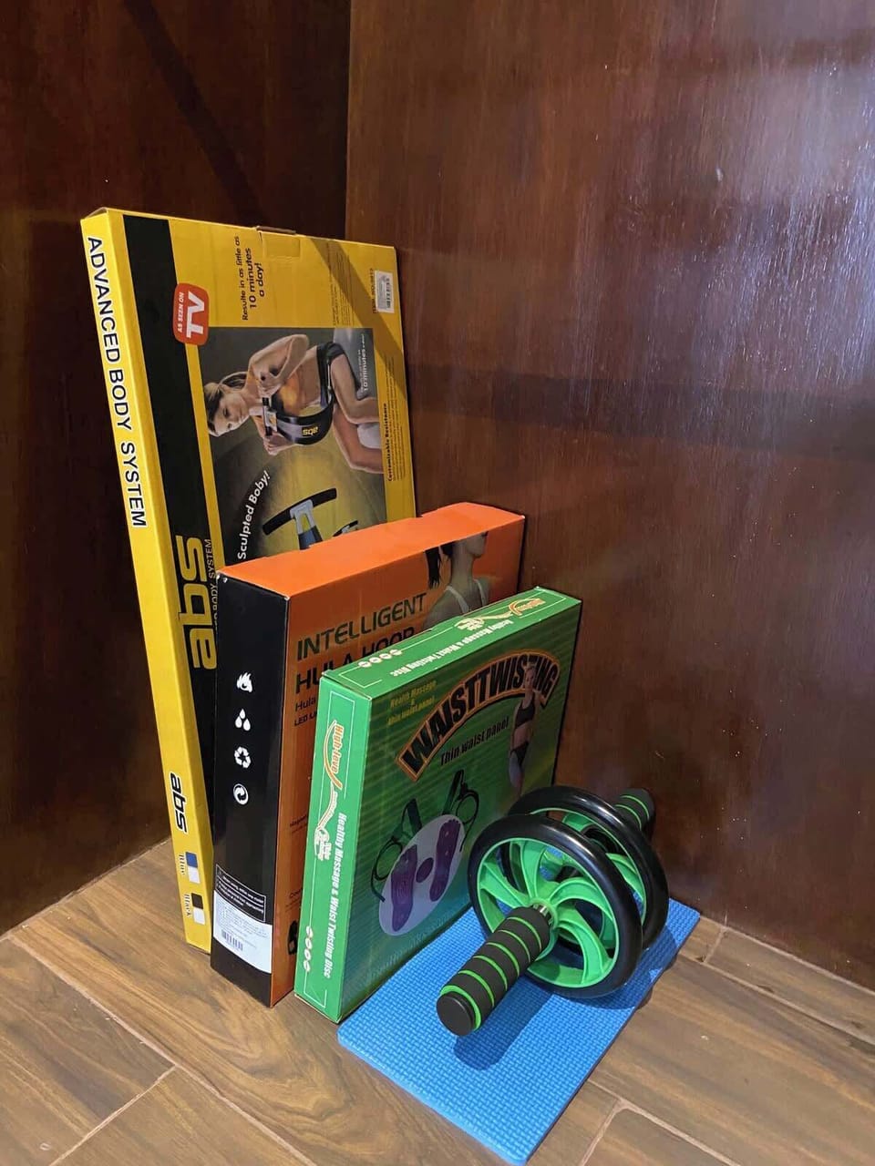 We've equipped you with some workout accessories.