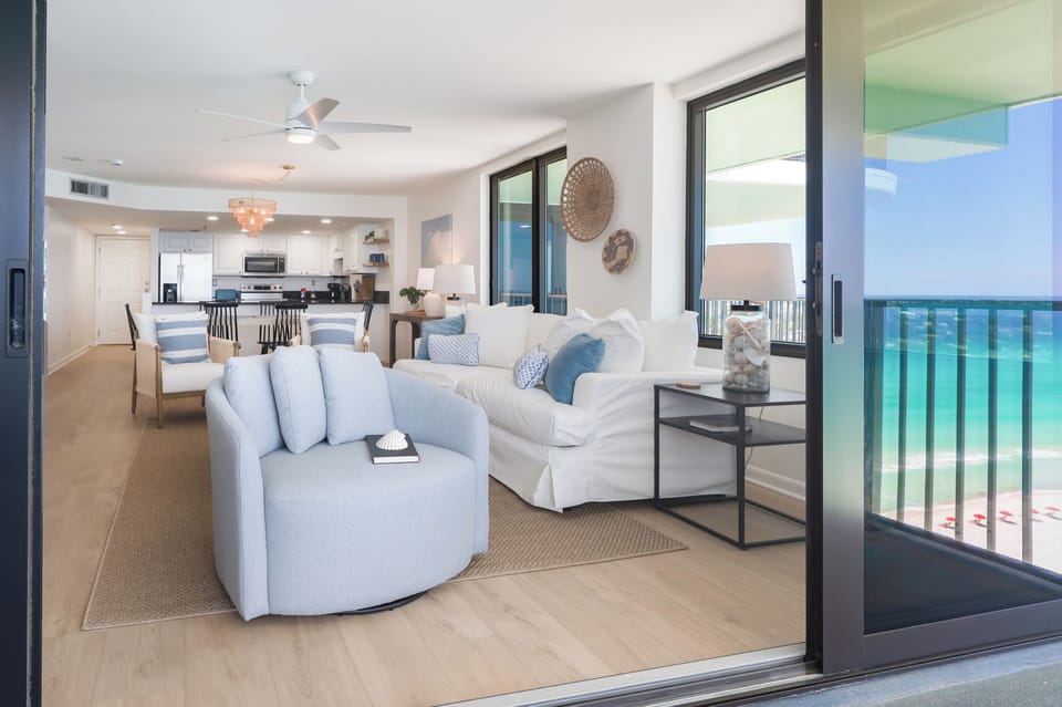 Curl up with a book, sip your morning coffee, or unwind after the beach in this cozy retreat. Quiet moments like these make your Alba stay feel restful, comfortable, and truly relaxing.