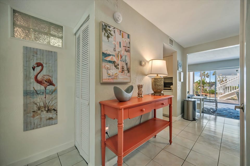 Entry space with decorative touches