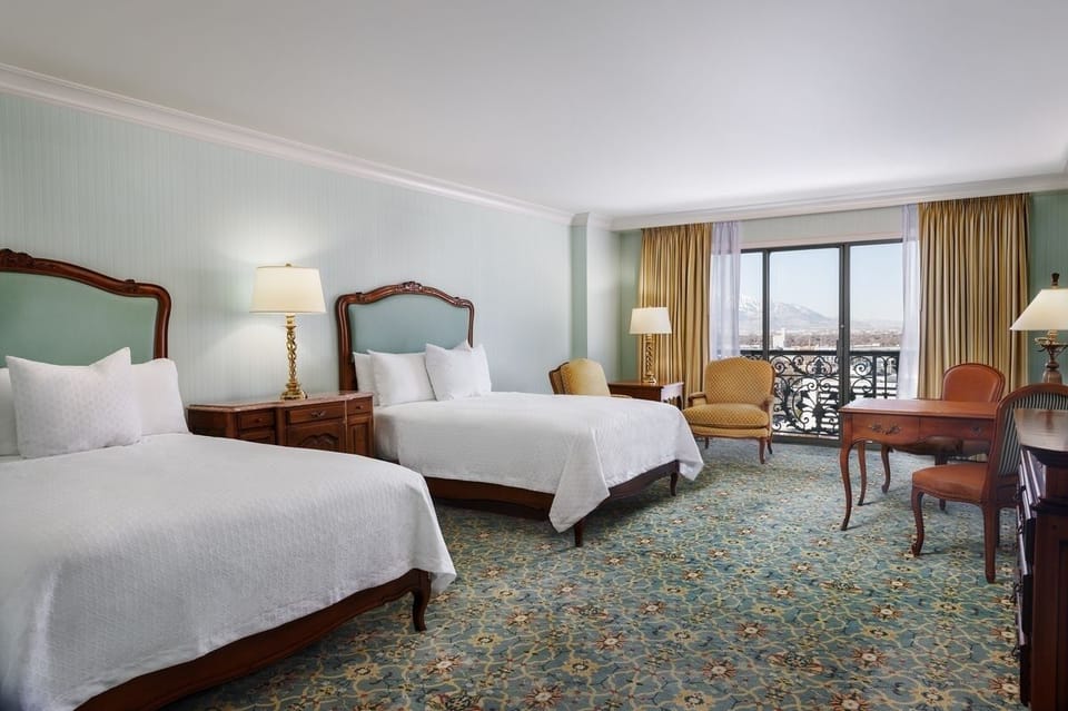 Bedroom. Interior and views may vary based on location and availability