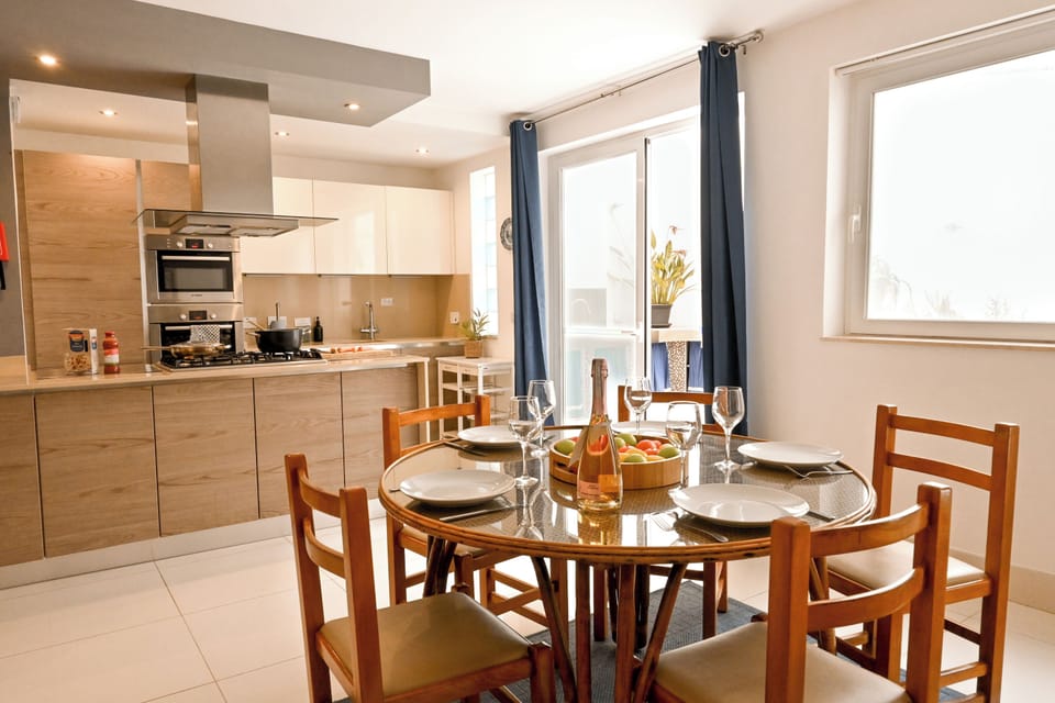 Kitchen and dining area