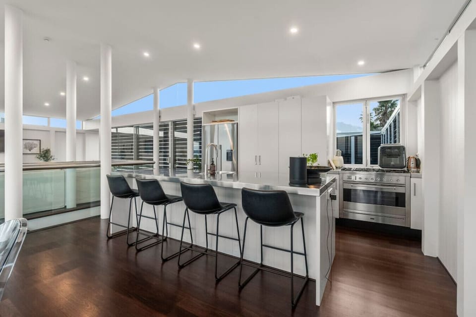 Fully equipped kitchen with everything guests will need to cook for family and friends
