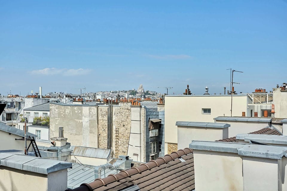 Vue sur le sacré coeur