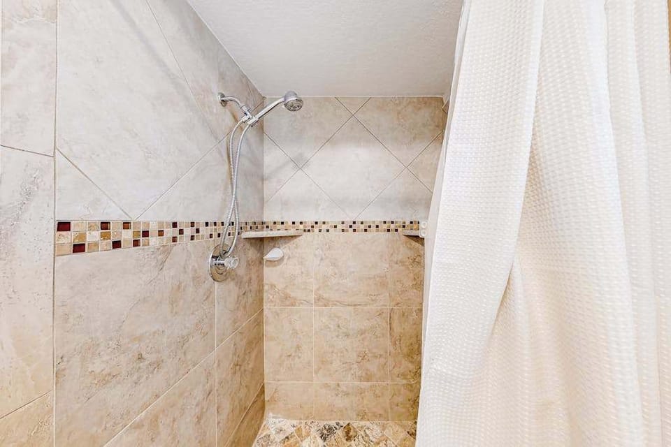 Guest walk-in shower