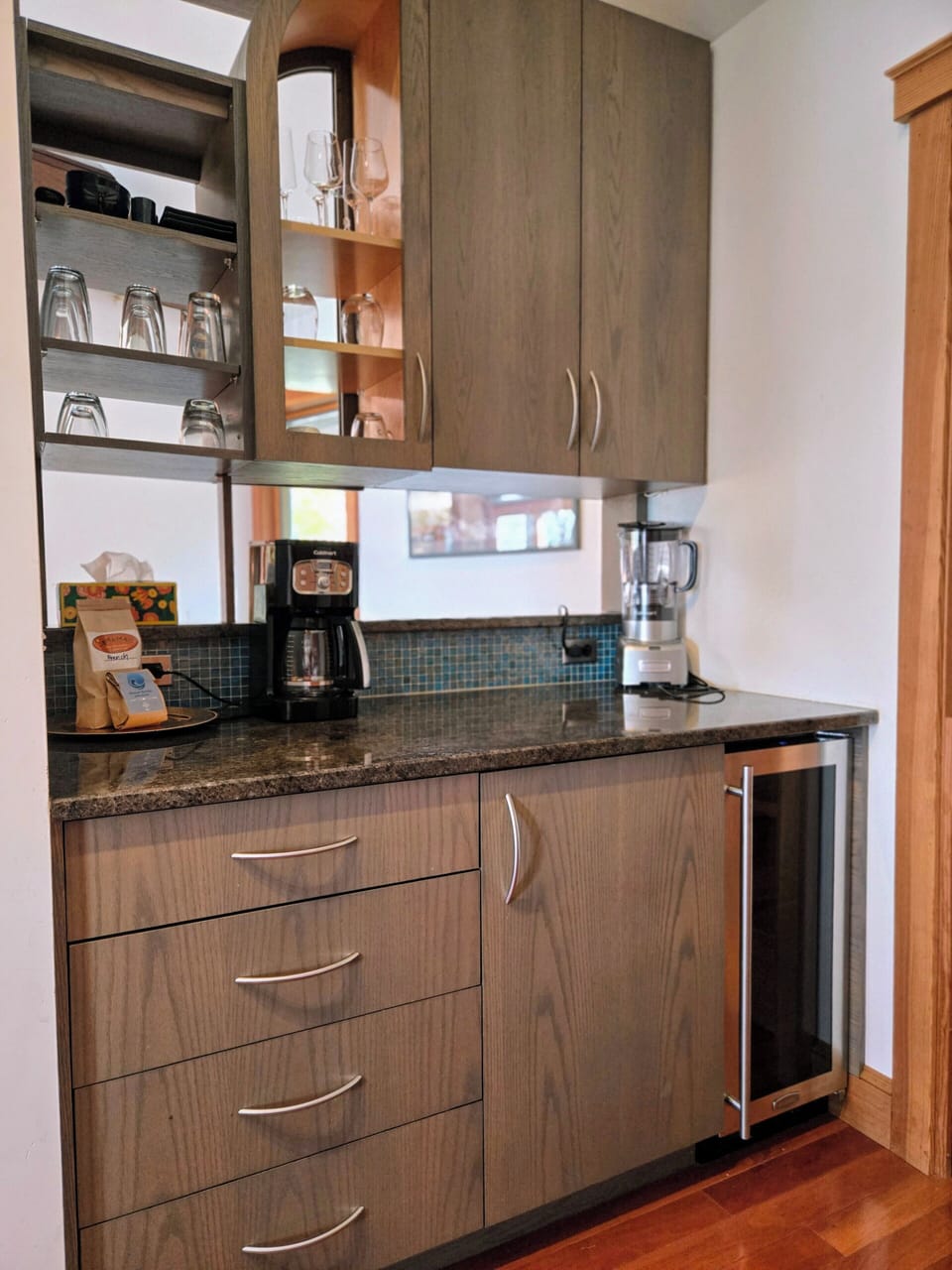 main house coffee/tea area