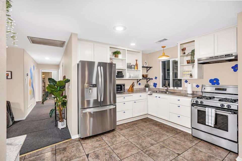 Enjoy the spacious kitchen.