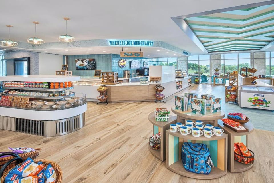 Grab quick snacks and essentials anytime from the handy shop.